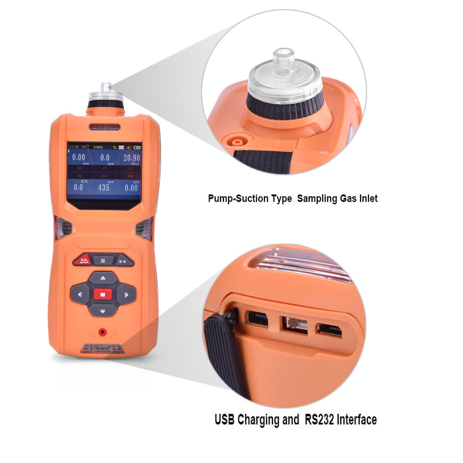 Pm1 Pm10 Pm2.5 Wireless Portable Air Quality Detector Industrial Dust Monitor
