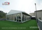 High Safety 12m Wide Sport Event Tents Glass Hard Sidewall For Archery Range
