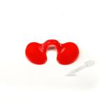 Sturdy Red Plastic Anti Pecking Eye Mask For Chickens Prevents Blindness Farm