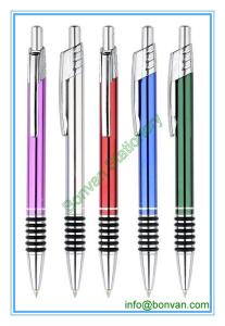 Wholesale ballpoint gift pen with six rings,retractable gift logo pens from china suppliers
