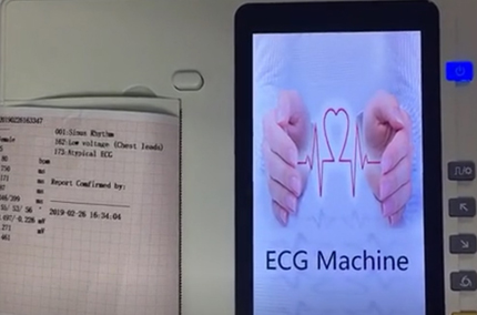 6 channel medical vital monitor easy portable hospital ECG monitor with software