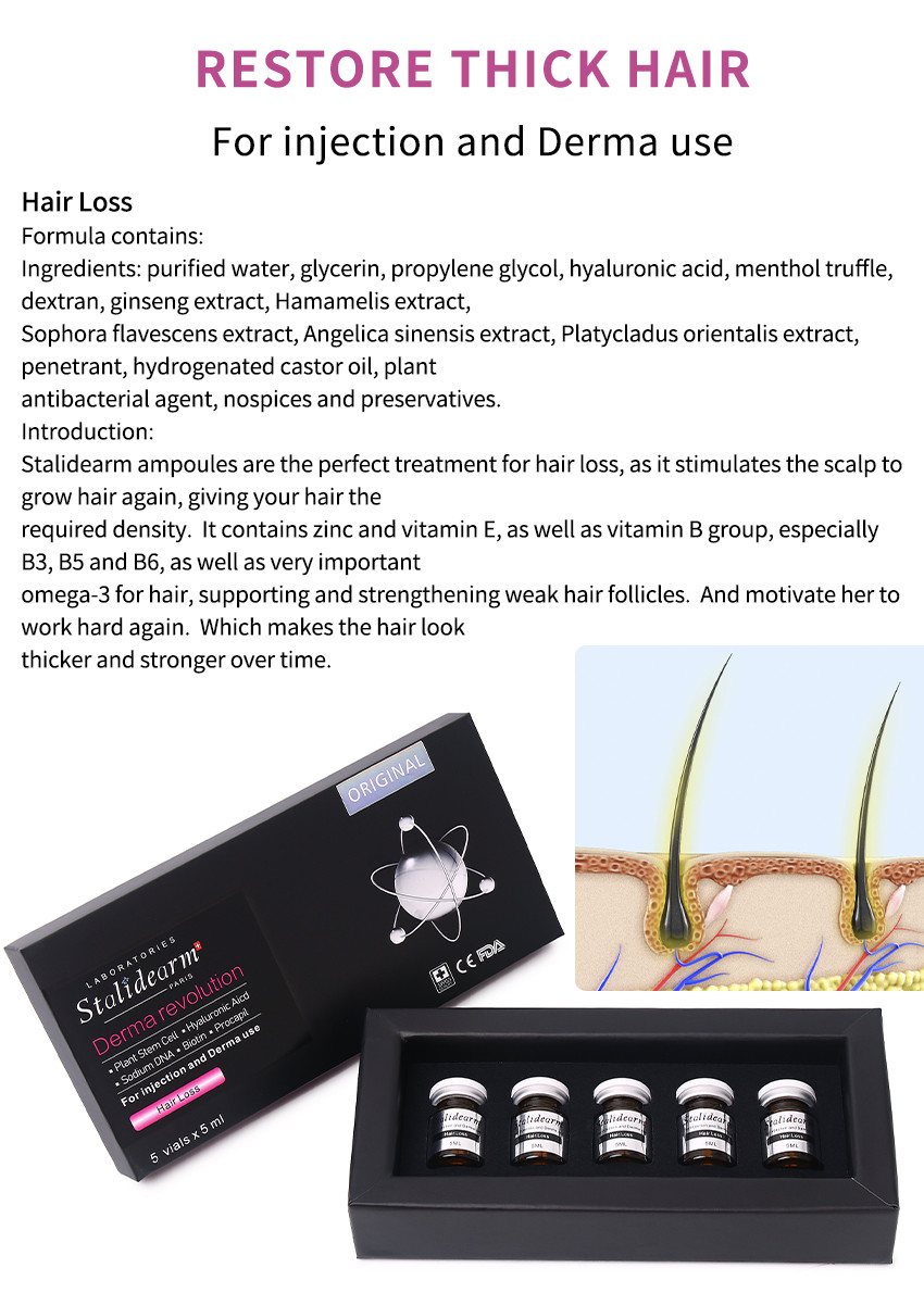 Wholesale Facial Skin Care Collagen 5ml*5Vials Youth Serum Injection With Brightening Function