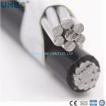 Duplex Service Drop Cable Aluminum Conductor Pekingese Spaniel 4/6 AWG 2 Strands