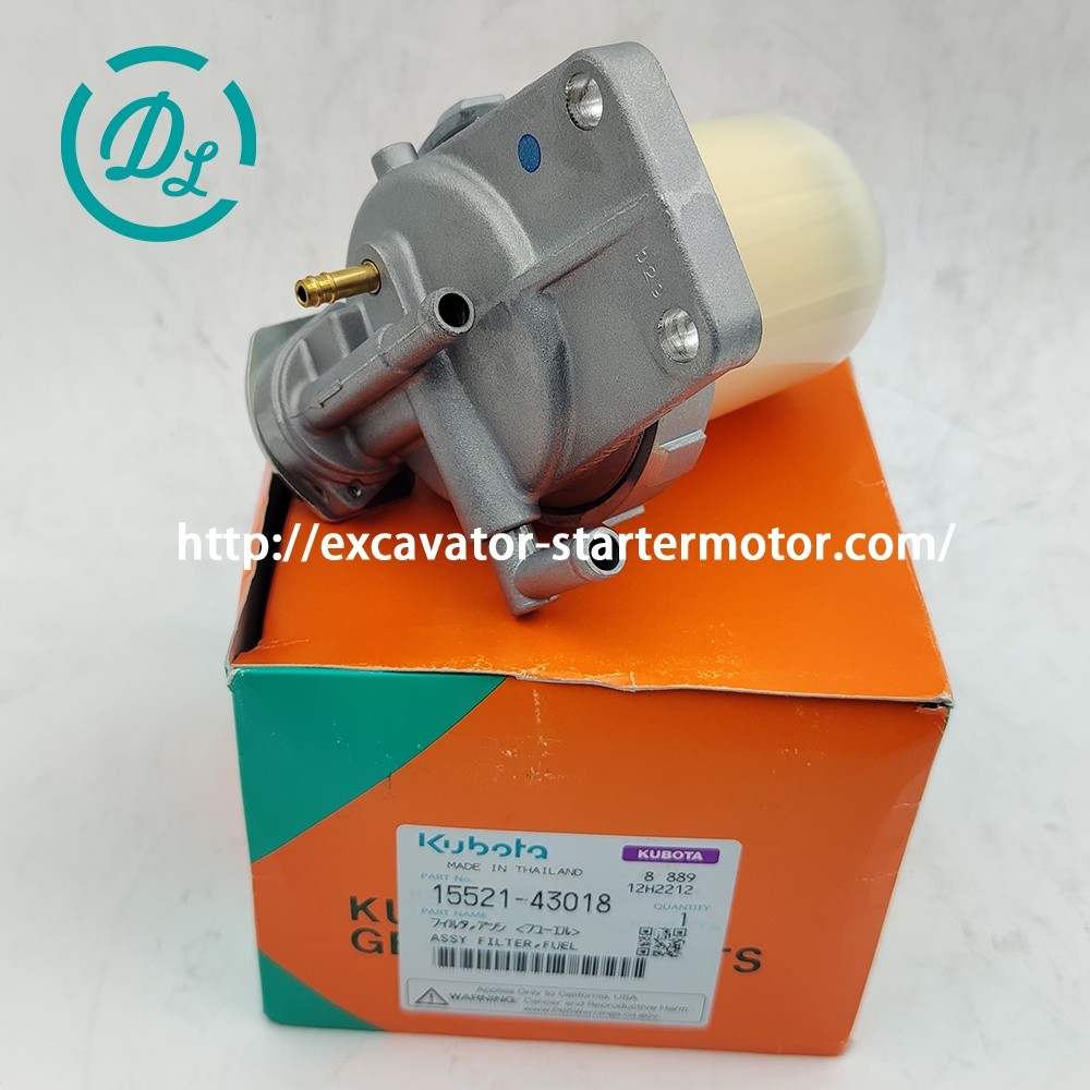 15521-43018 1552143018 Fuel Filter Assembly Kubota V1505 Engine