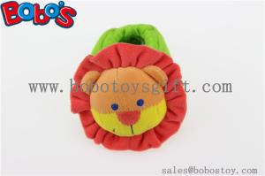 Wholesale Soft Short Plush Stuffed Lion Toy Baby Indoor Shoes with Rattle from china suppliers