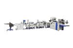 480/600mm Pharmaceutical Belt Driving Leaflet Folding Machine With Hot Melt