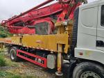 37 Meters Sy Mini Concrete Pump Truck Stock Feeding Height 1400mm 10050*2530