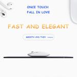 Mobile accessories wireless charger New Creative PU Leather Mouse Pad for iPhone