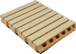 Soundproof Wooden Grooved Acoustic Panel For Cinema / Wood Wall Covering