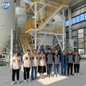 Wholesale Full Automatic Sand Cement Powder Mixing Tile Grout Tile Adhesive Dry Mix Plant from china suppliers