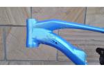 Mid Drive Electric Aluminum Bike Frame Blue Color With Hidden Battery