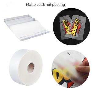 Wholesale Matte Hot Peel 39*54cm 75 Micron PET Release Film For Screen And Offset Printing from china suppliers