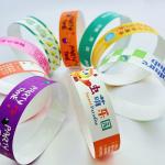 Wholesale Disposable Event Tyvek Wristbands Colorful Printing Logo Waterproof