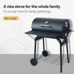 Folding Charcoal Grills Smokeless Outdoor Smoker Traiger with Chrome Plated
