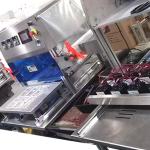 160kg BOPP Film Automatic Cup Sealing Machine 380v Yoghurt Cup Sealer