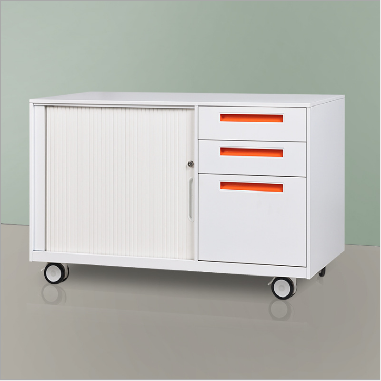 3 Drawer 0.6mm ISO9001 Mobile Lateral File Cabinet