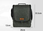 Factory supply Ice insulated nylon wine bottle cooler bag for three wines
