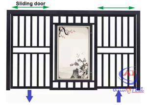 Wholesale Modern Walkway Steel Sliding Gate Aluminum Auto Electric Pedestrian Passageway from china suppliers