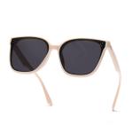 Women Retro Big Frame Square TR90 Sunglasses Trendy Polarized Men
