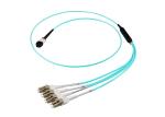 8 Core Male Female OM3 MPO Fanout Breakout MPO / MTP To LC