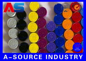 Wholesale White Plastic Aluminium Bottle Caps for Pharmaceutical 10mL Glass Bottles flip off vial caps from china suppliers