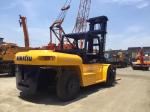 2 Stage High Mast 25 Ton Heavy Duty Forklift , FD250 Used Komatsu Forklift
