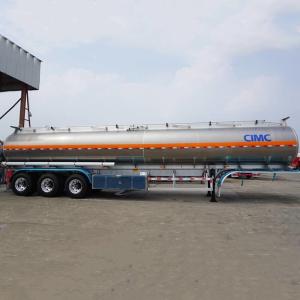 Wholesale CIMC 50T Payload 3 Axle 50000L Aluminum Tanker Trailer from china suppliers