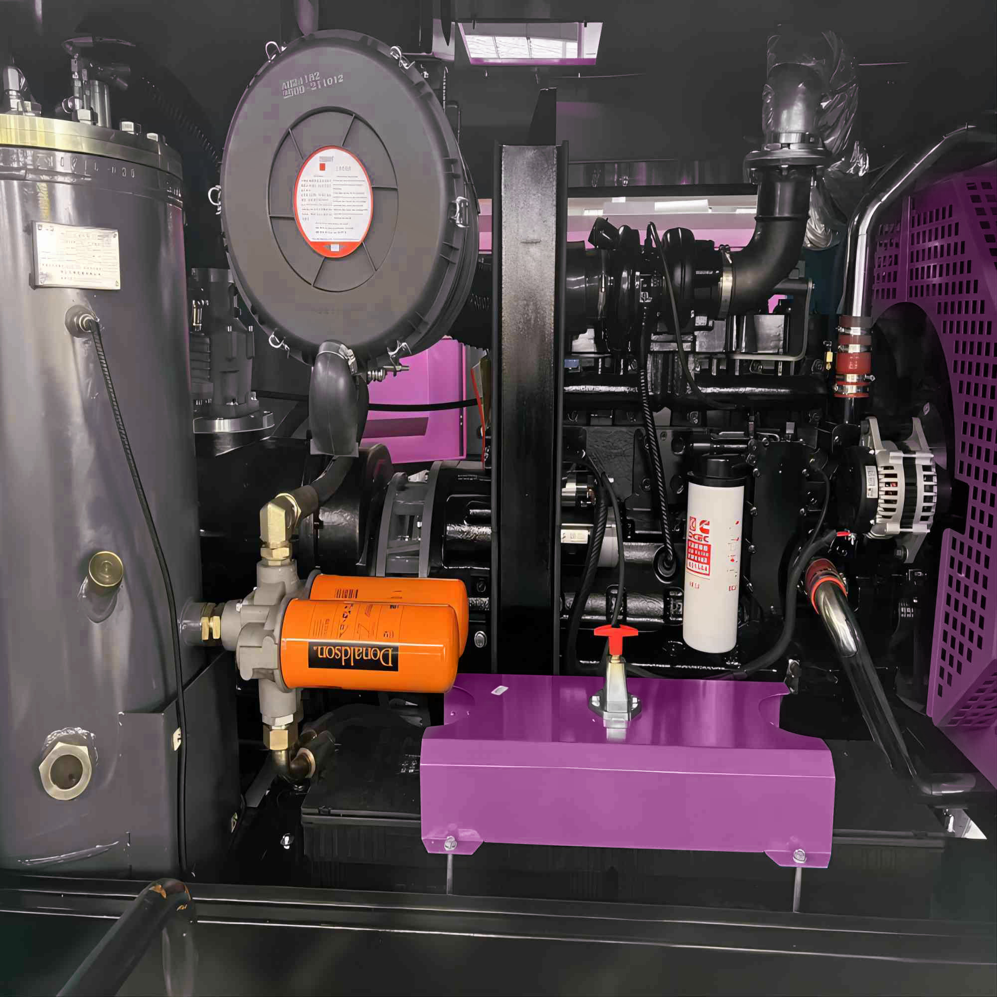 Screw Air Compressor Equipment High Pressure Screw Air Compressor For Water Well