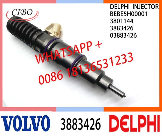 3883426 BEBE5H00001 Common Rail Fuel Diesel Injector 3883426 BEBE5H00001 3801144 03883426 E3.24 for VOL PENTA D16