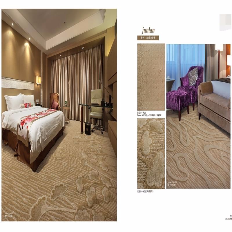 Hot sales lotus flower pattern striped polypropylene twist carpet