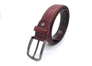 Wholesale Fashionable Handmade Embossed 100% Cow Leather Belt For Work Business from china suppliers