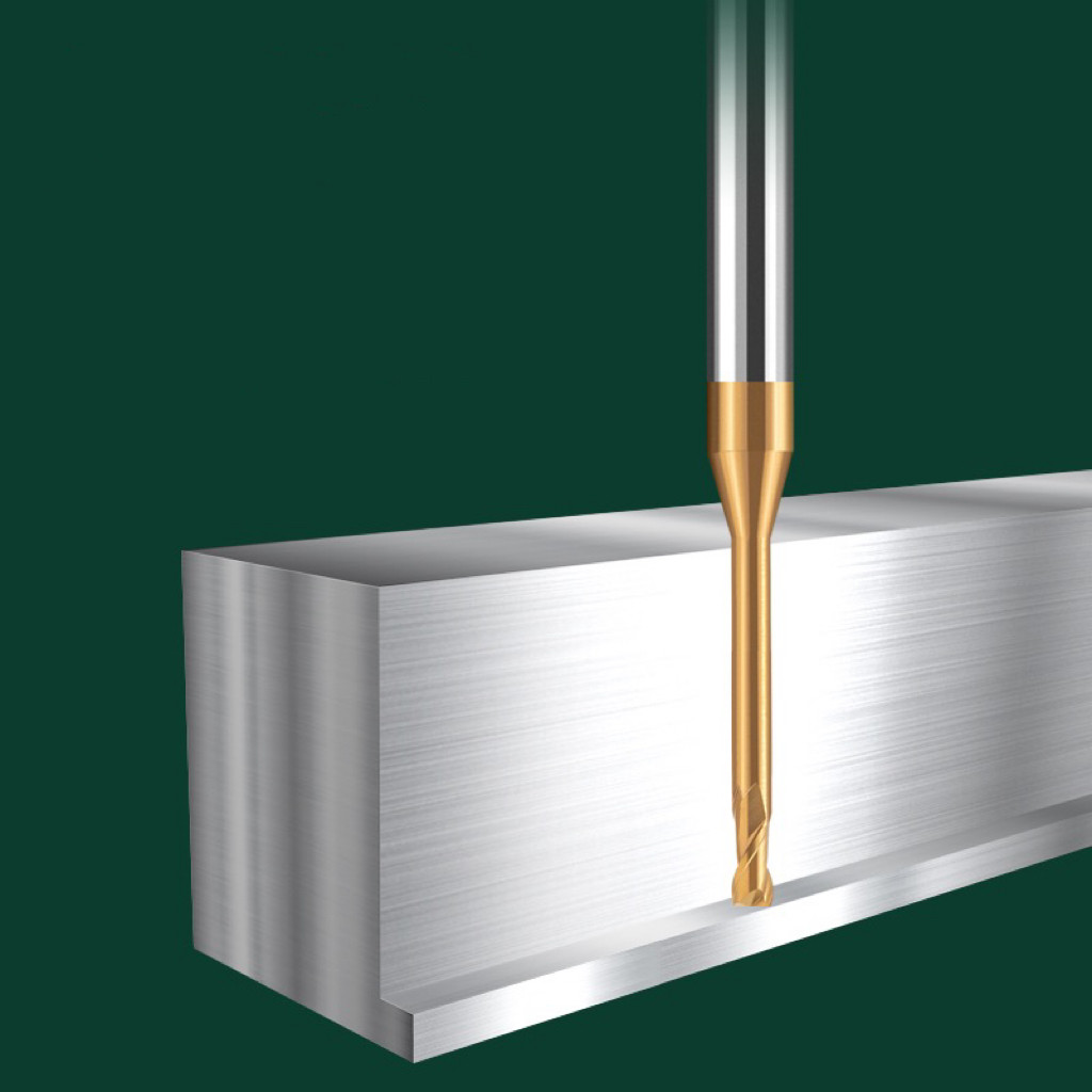 Long Neck Flat End CNC Milling Cutter For Precision Machining