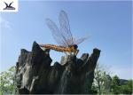 Outdoor Realistic Lifesize Animatronic Animals Insect Dragonfly Park Decoration