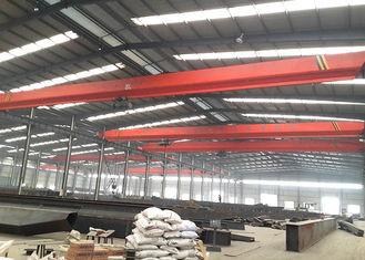 Yello Blue Industrial Travelling Bridge Crane , 12 Ton / 15 Ton Overhead Beam