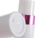 120ml 150ml Cylindrical Cosmetic Lotion Bottle Purple Pump