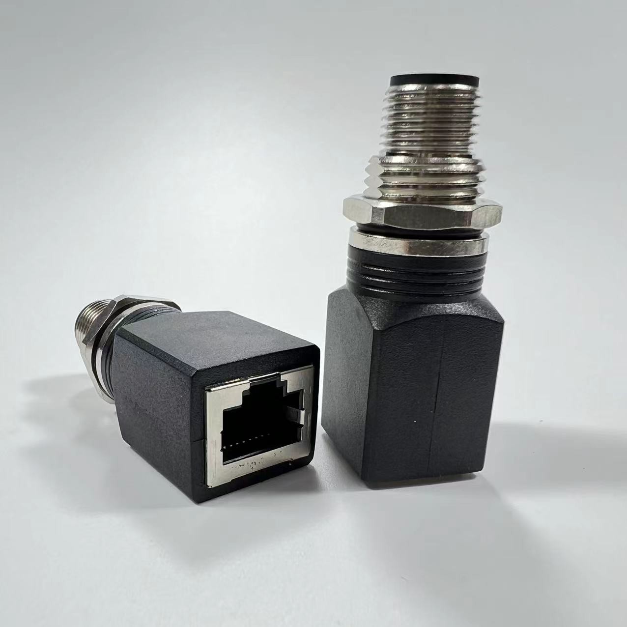 Waterproof EMC Shield Power Circular Electrical Connectors 6 Pin M23