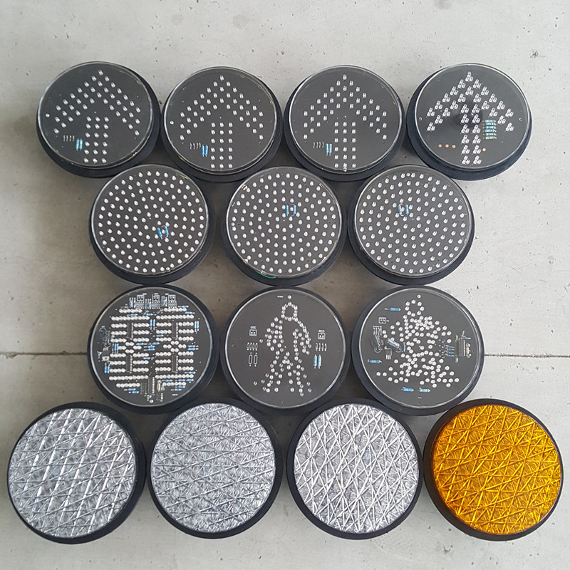 Detachable Body 250MM 1-Aspect RG Direction Road Traffic Light