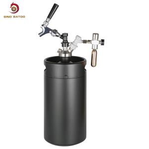 Wholesale SS304 Double Wall 5L Carbonated Drink Ball Lock Mini Keg from china suppliers