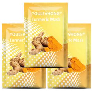 Wholesale Cruelty Free YOULEVHONG Turmeric Facial Mask Brightening Exfoliating Care for Radiant Skin ISO/GMP Certified from china suppliers