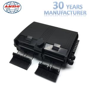 Wholesale 16 Port Outdoor Fiber Distribution Box Black Outdoor Optical Distribution Frame from china suppliers