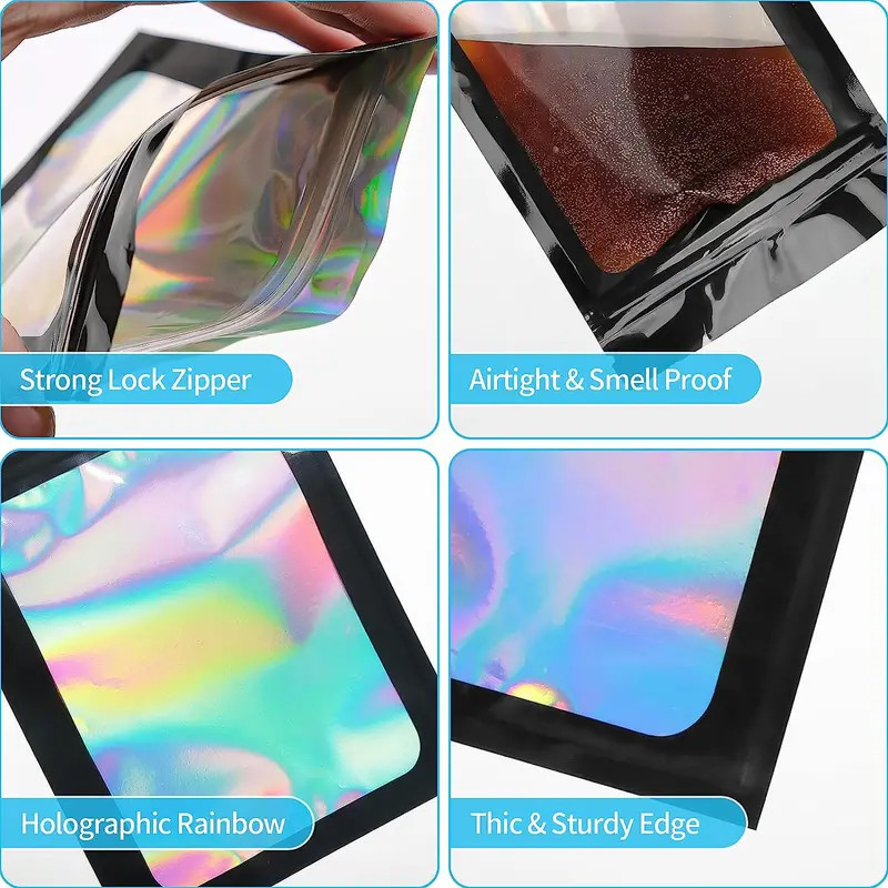Custom Printed Small Mylar Ziplock Bags For Long Term Freshness