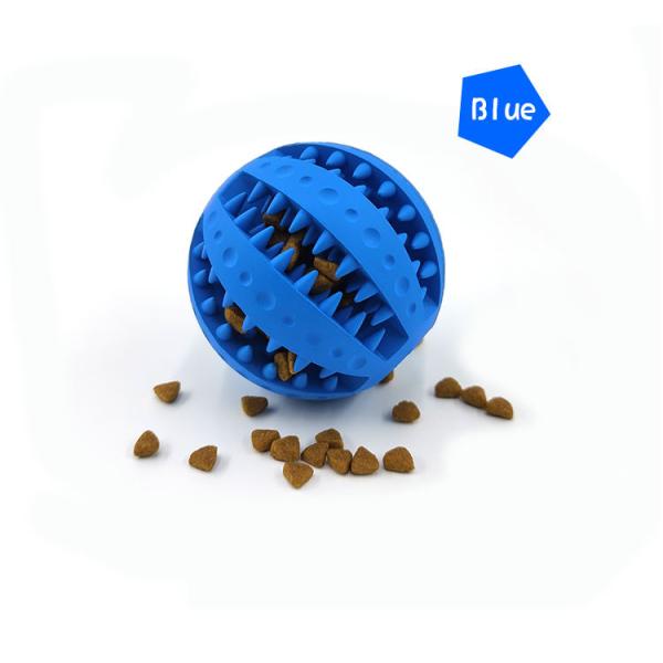 Pet Dog Toy Silicone Rubber Ball Chew Throw Bite Toys Can Be Stuffed With Food