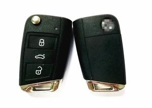 Wholesale 3 Button Remote Flip Car Key Fob Case , VW Golf Car Key 5G6 959 753 AB from china suppliers