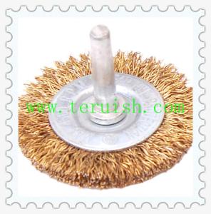 Wholesale Crimped Wire Rod &amp; Flat Wheel Brushes TR103 from china suppliers
