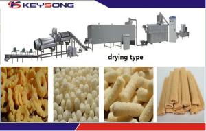 Wholesale Automatic Twin Screw Extruder Puff Corn Rice Wheat Snack Extrusion Machine from china suppliers