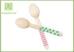 Packing Airline Disposable Wooden Eco Friendly Cutlery Set For Birthday Cake