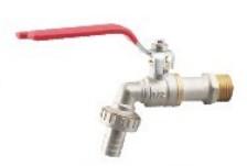 Wholesale Outdoor Faucet Brass Bibcock Taps 6-9L/Min 1/2 Inch With Ceramic Disc Valve from china suppliers