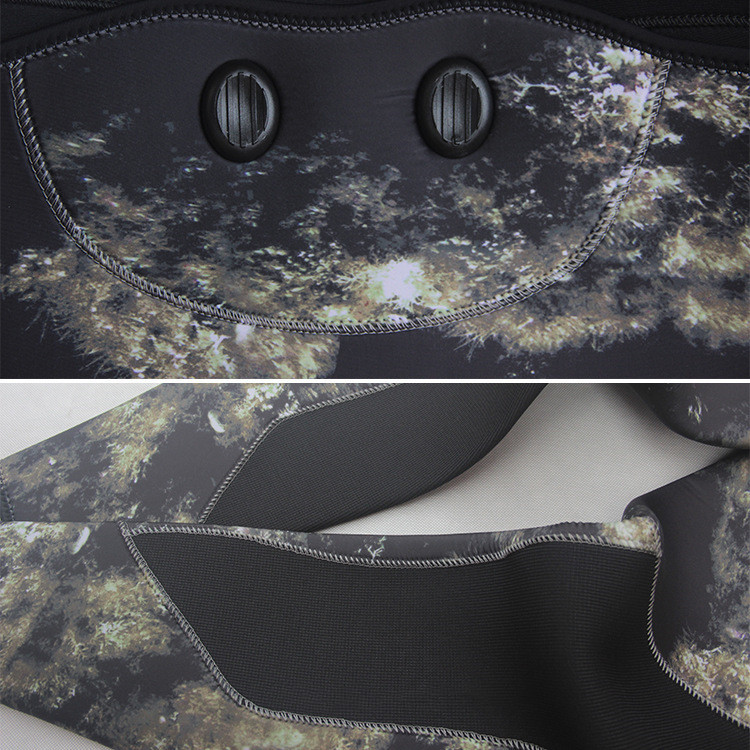 Camouflage Color Scuba Diving Wetsuit Wearable Neoprene Material