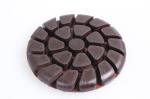 3 Inch Metal Chip Concrete Floor Polishing Pads Grit 50 In Round Shaped