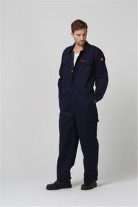 Wholesale 2 Way Brass Zipper Fire Retardant Workwear , 350gsm Flame Proof Overalls from china suppliers